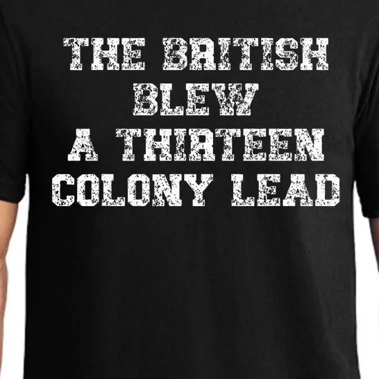 The British Blew A Thirn Colony Lead Funny Us History Pajama Set