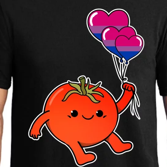 Tomato Balloon Bisexual Pride Gift Pajama Set