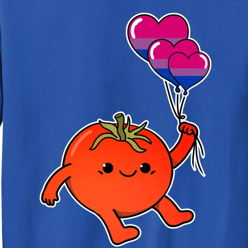 Tomato Balloon Bisexual Pride Gift Sweatshirt