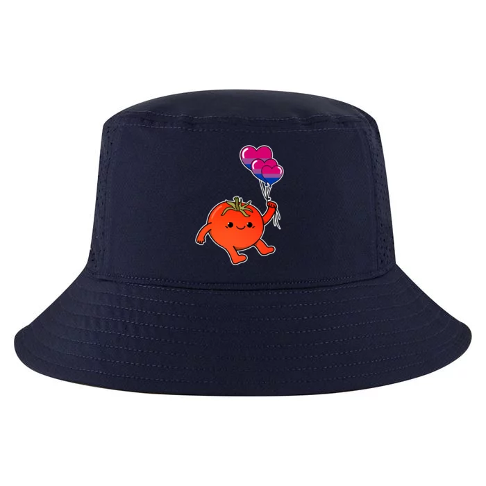 Tomato Balloon Bisexual Pride Gift Cool Comfort Performance Bucket Hat