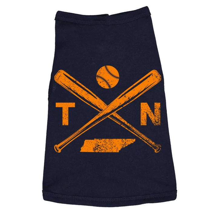 Tennessee Baseball Bats & Ball Classic Baseball Player Doggie Tank