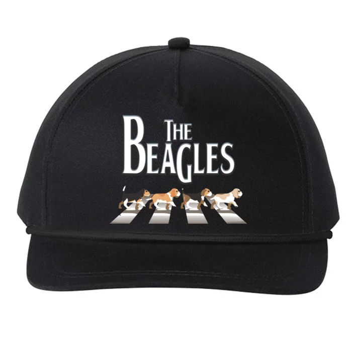 The Beagles Beagle Dog Funny For Beagle Lovers Funny Gift Snapback Five-Panel Rope Hat