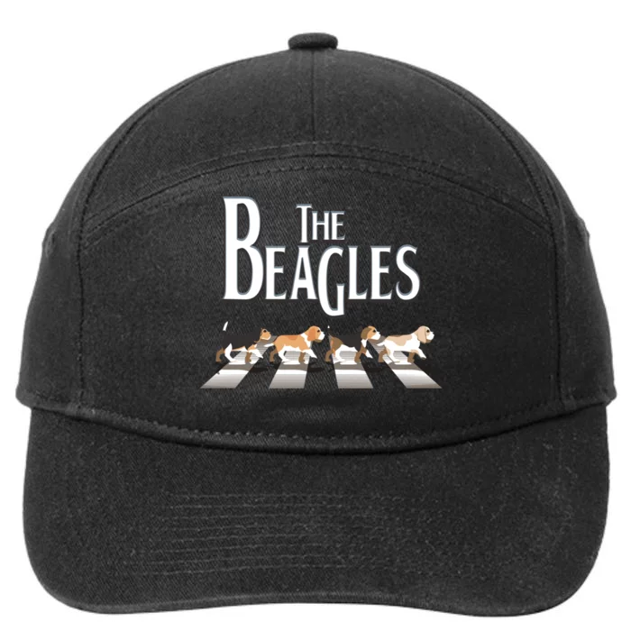 The Beagles Beagle Dog Funny For Beagle Lovers Funny Gift 7-Panel Snapback Hat