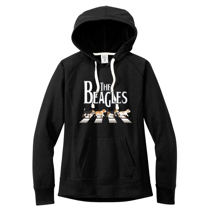 The Beagles Beagle Dog Funny For Beagle Lovers Funny Gift Women's Fleece Hoodie