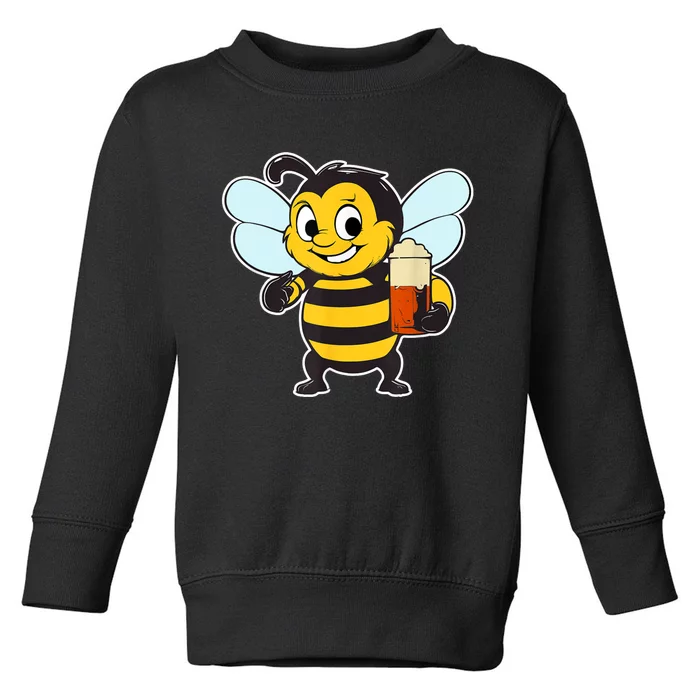 The Boozy Bee Toddler Sweatshirt