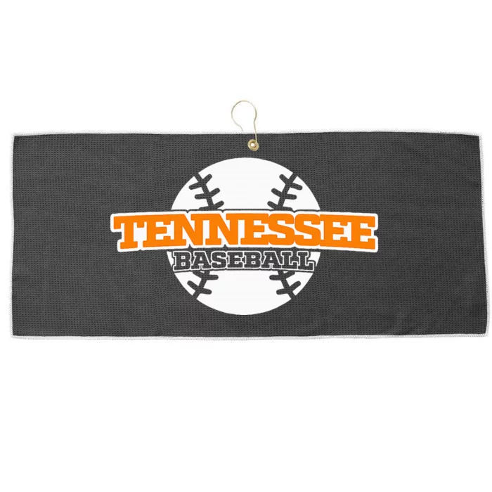 Tennessee Baseball Block Large Microfiber Waffle Golf Towel