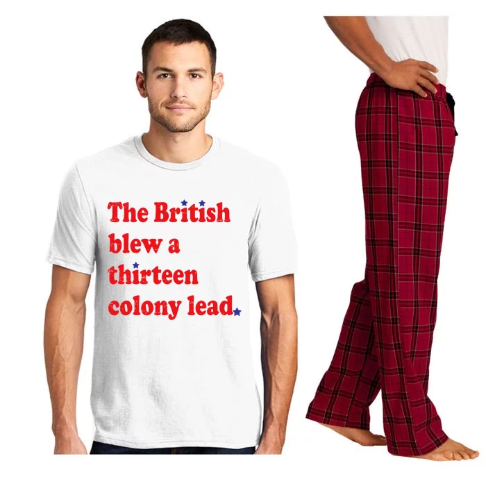 The British Blew A 13 Colony Lead Funny 4th Of July Funny Pajama Set