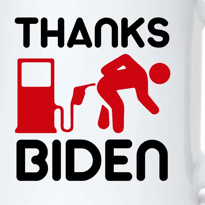 Thanks Biden Bend Over Gas Pump Prices Funny Black Color Changing Mug