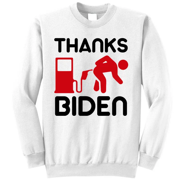 Thanks Biden Bend Over Gas Pump Prices Funny Sweatshirt