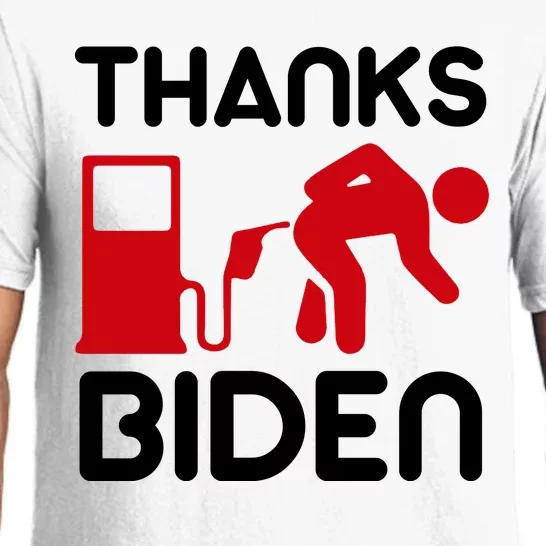 Thanks Biden Bend Over Gas Pump Prices Funny Pajama Set