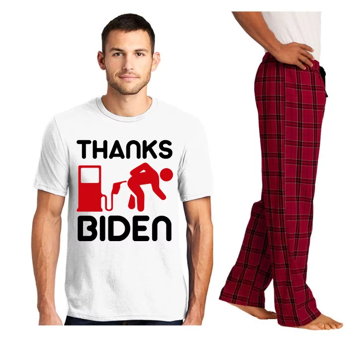 Thanks Biden Bend Over Gas Pump Prices Funny Pajama Set