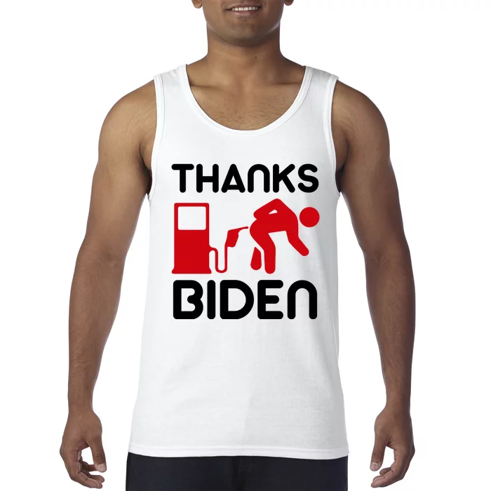 Thanks Biden Bend Over Gas Pump Prices Funny Tank Top