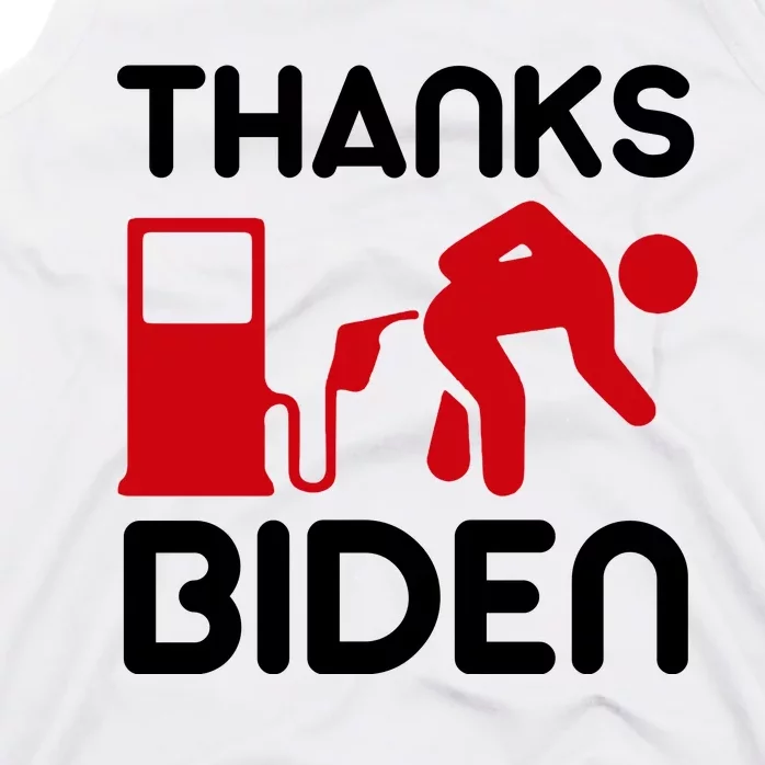 Thanks Biden Bend Over Gas Pump Prices Funny Tank Top