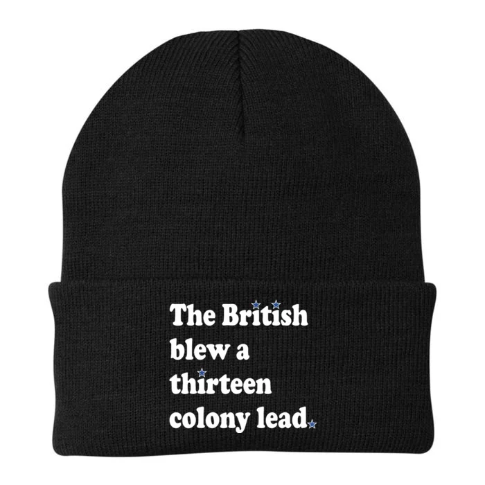 The British Blew A Thirteen Colony Lead Knit Cap Winter Beanie