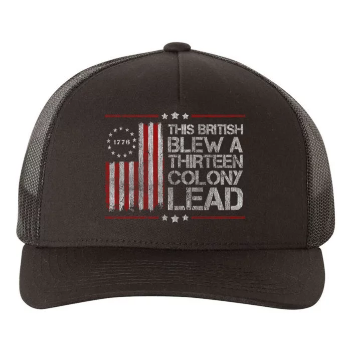 The British Blew A 13 Colony Lead Funny Yupoong Adult 5-Panel Trucker Hat