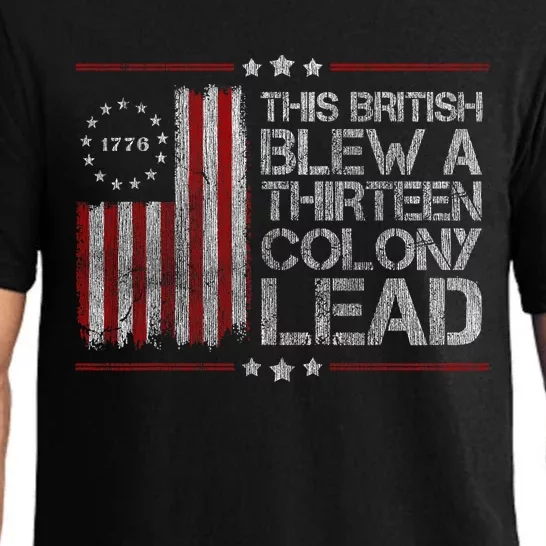 The British Blew A 13 Colony Lead Funny Pajama Set