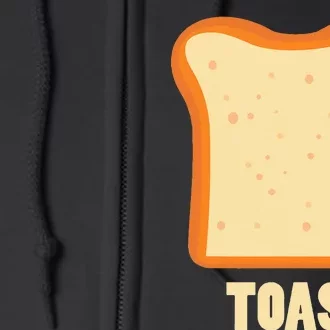 Toast Bread Breakfast Costume Cute Easy Food Full Zip Hoodie