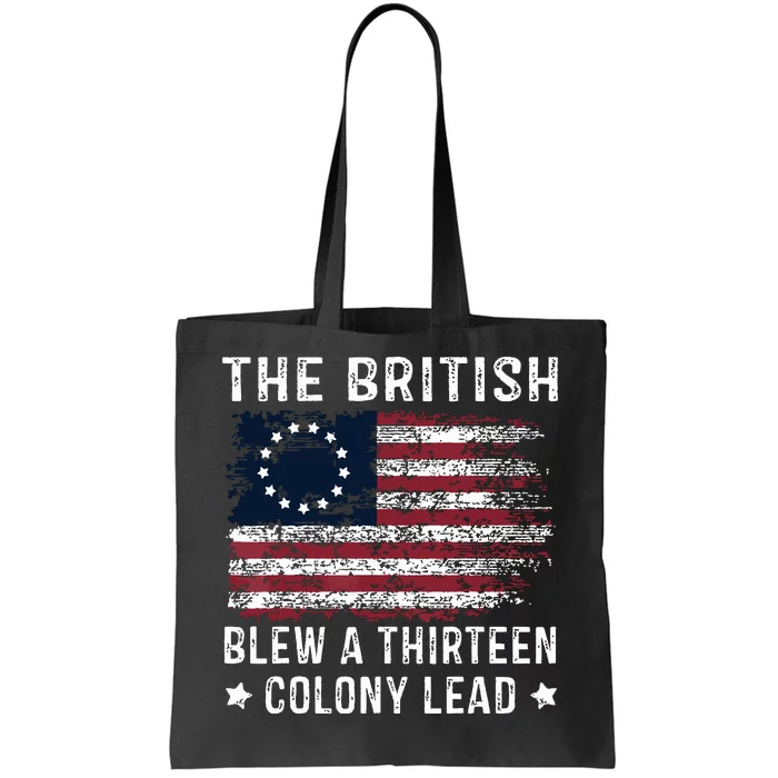 The British Blew A 13 Colony Lead Tote Bag