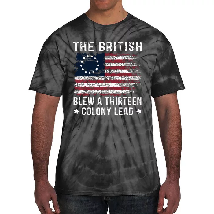 The British Blew A 13 Colony Lead Tie-Dye T-Shirt