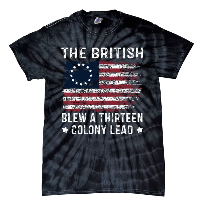 The British Blew A 13 Colony Lead Tie-Dye T-Shirt