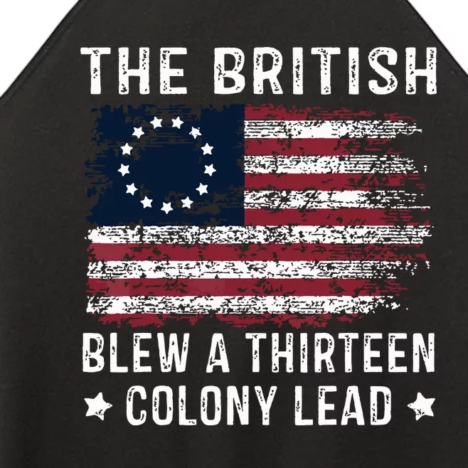 The British Blew A 13 Colony Lead Women’s Perfect Tri Rocker Tank