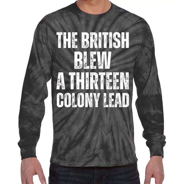 The British Blew A Thirteen Colony Lead Tie-Dye Long Sleeve Shirt