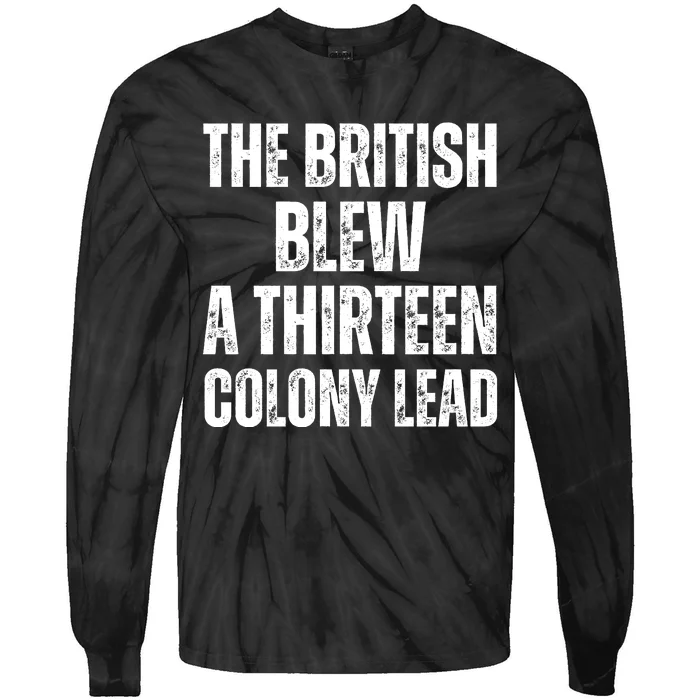 The British Blew A Thirteen Colony Lead Tie-Dye Long Sleeve Shirt