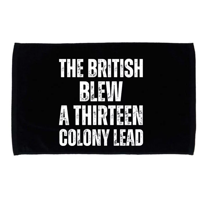 The British Blew A Thirteen Colony Lead Microfiber Hand Towel