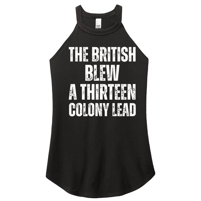 The British Blew A Thirteen Colony Lead Women’s Perfect Tri Rocker Tank