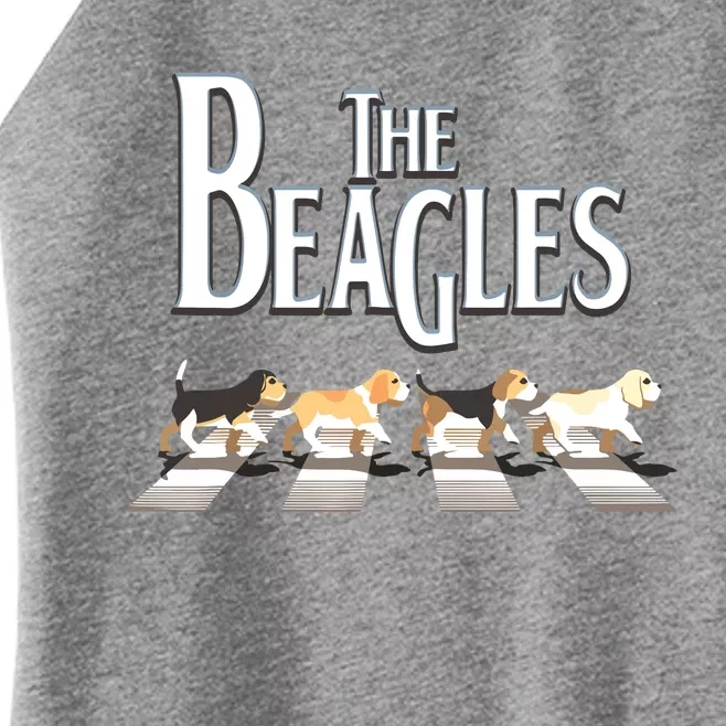 The Beagles Beagle Dog Funny For Beagle Lovers Women’s Perfect Tri Rocker Tank