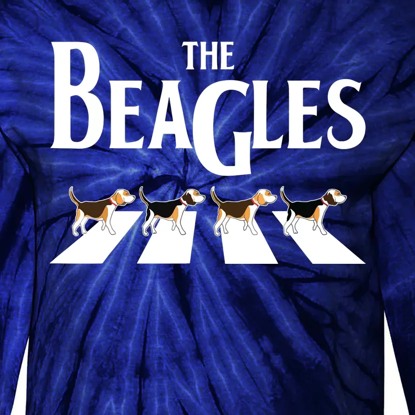 The Beagles Beagle Lover Themed Tie-Dye Long Sleeve Shirt