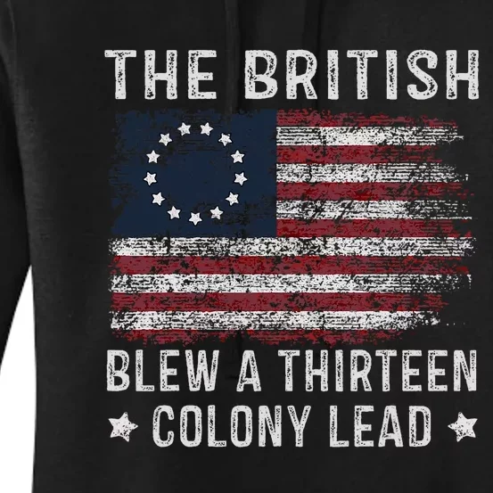 The British Blew A 13 Colony Lead Women's Pullover Hoodie