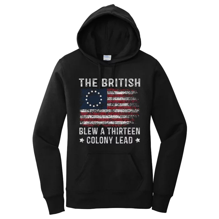 The British Blew A 13 Colony Lead Women's Pullover Hoodie