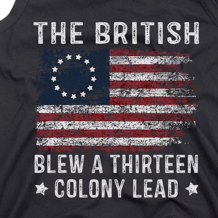 The British Blew A 13 Colony Lead Tank Top