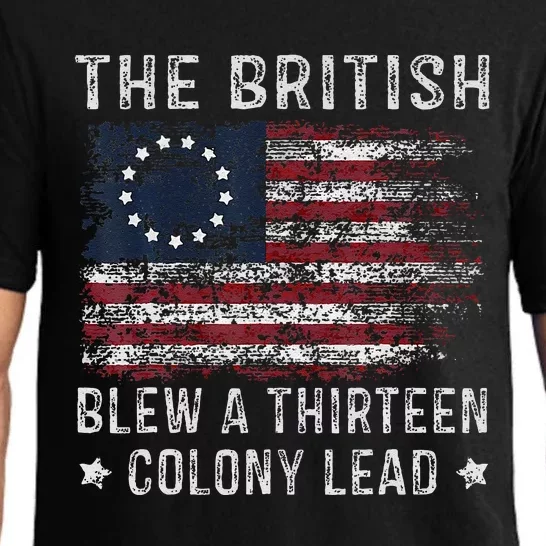 The British Blew A 13 Colony Lead Pajama Set