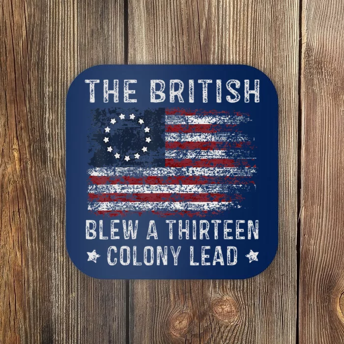 The British Blew A 13 Colony Lead Coaster