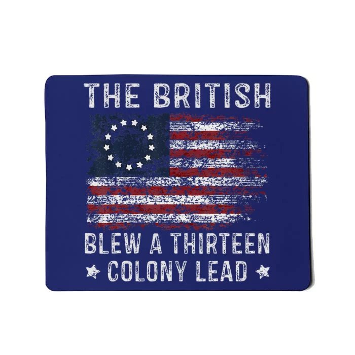 The British Blew A 13 Colony Lead Mousepad