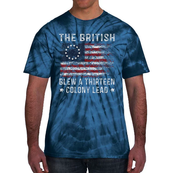 The British Blew A 13 Colony Lead Tie-Dye T-Shirt