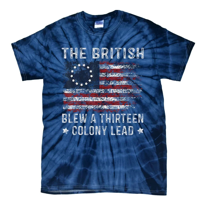 The British Blew A 13 Colony Lead Tie-Dye T-Shirt