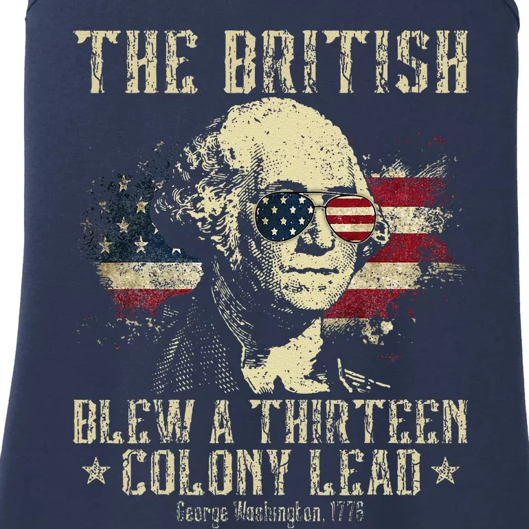 The British Blew A Thirteen Colony Lead 13 1776 4th Of July Ladies Essential Tank