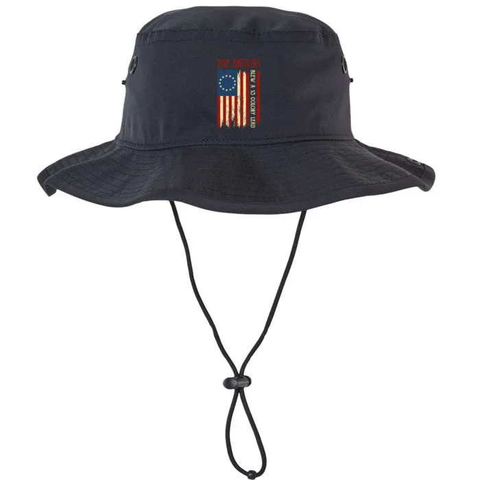 The British Blew A Thirteen Colony Lead Funny 4th Of July America Flag Legacy Cool Fit Booney Bucket Hat