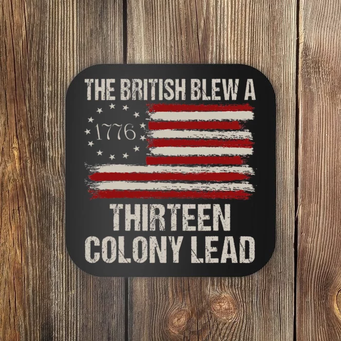 The British Blew A 13 Colony Lead Coaster