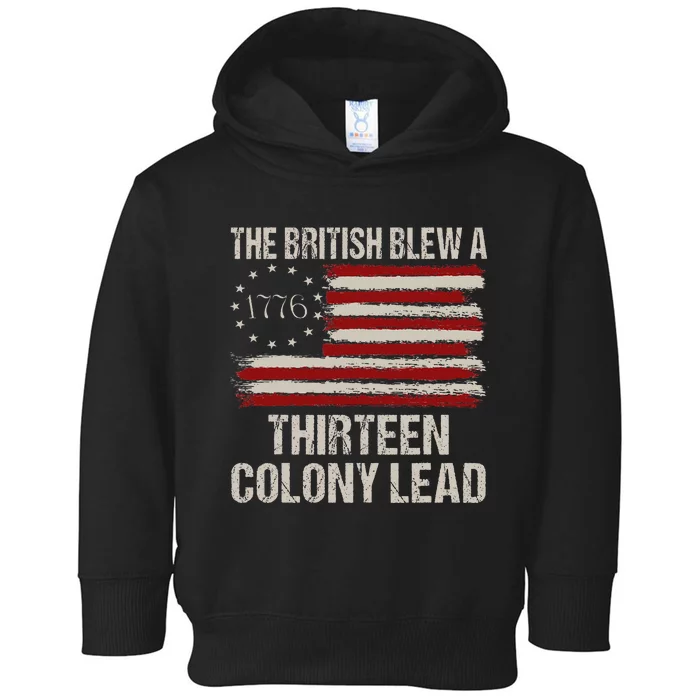 The British Blew A 13 Colony Lead Toddler Hoodie