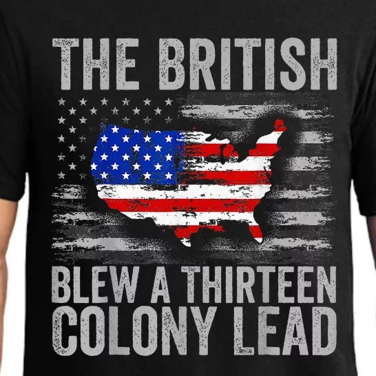 The British Blew A 13 Colony Lead Funny 4th Of July Pajama Set