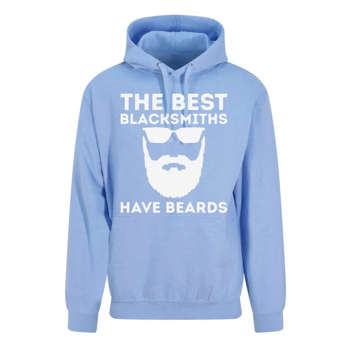 The Best Blacksmiths Have Beards Unisex Surf Hoodie