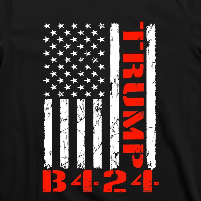 TRUMP B424 Before 2024 TRUMP Before 2024 US Flag T-Shirt