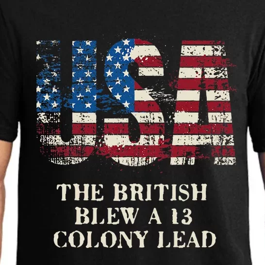 The British Blew A 13 Colony Lead Funny 4th Of July Pajama Set