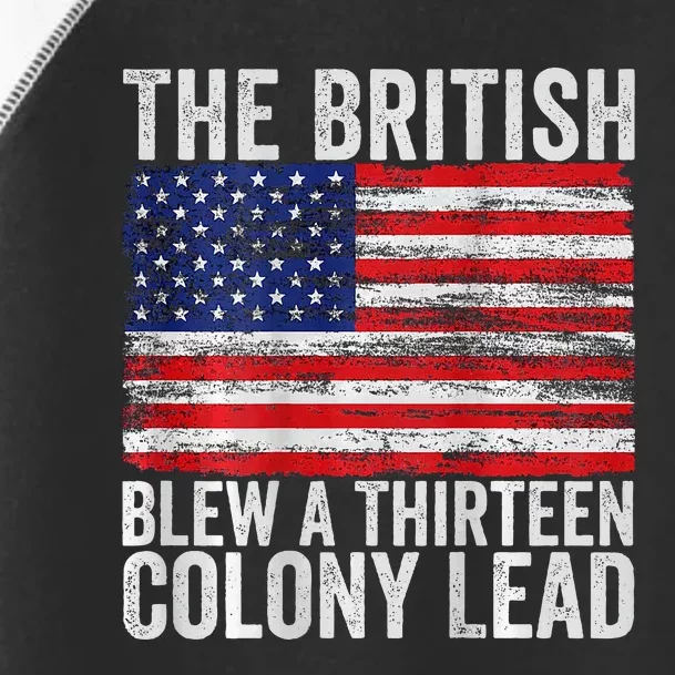 The British Blew A Thirteen Colony Lead Toddler Fine Jersey T-Shirt