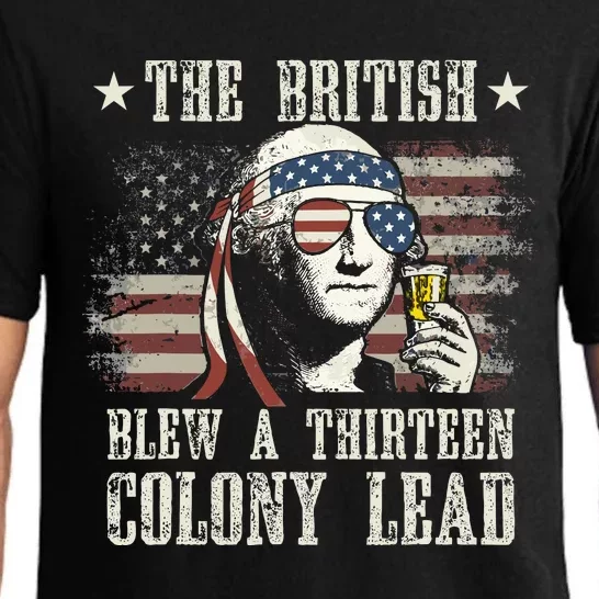 The British Blew A 13 Colony Lead George Washington 4th Of July Pajama Set