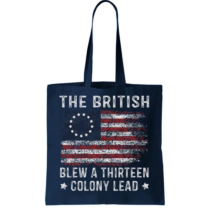 The British Blew A 13 Colony Lead Tote Bag